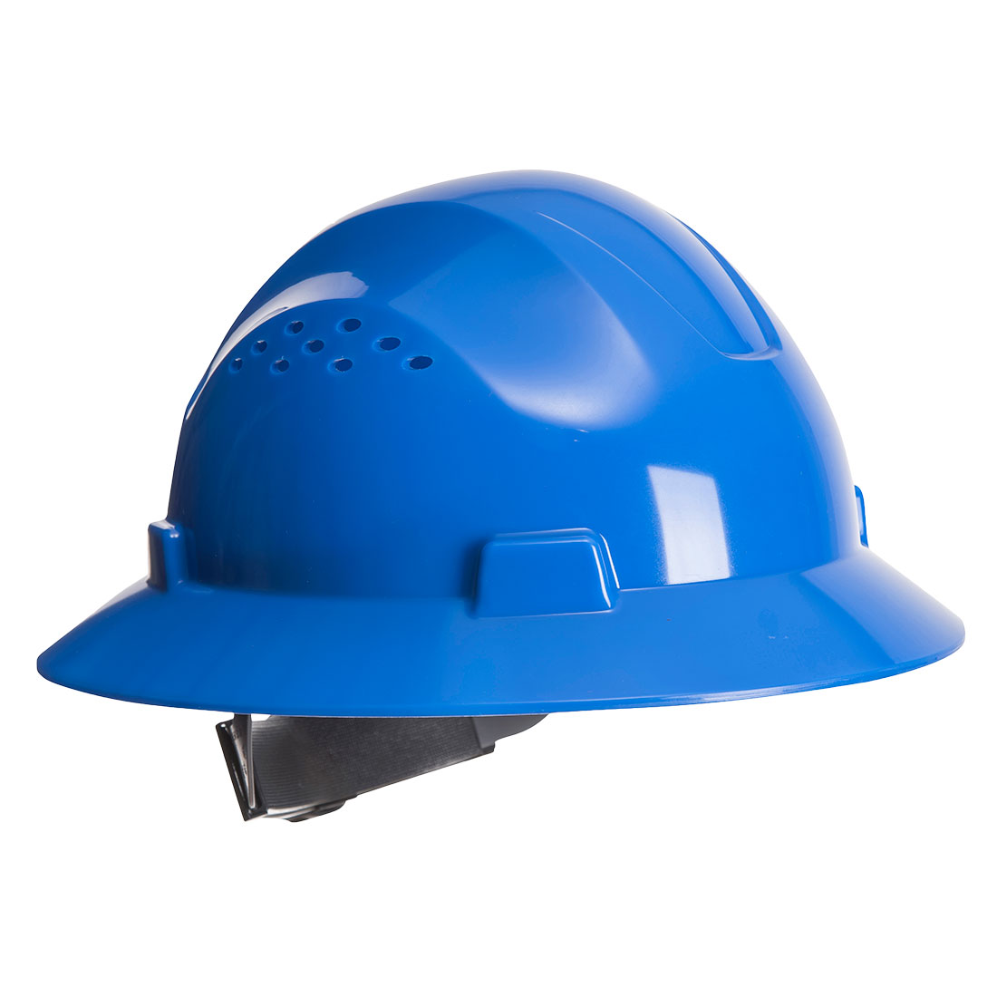 PW52 Portwest® Full Brim Premier Vented Hard Hat - Blue